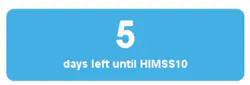 Countdown To Himss10 5 0 Countdown To Himss10 5 0