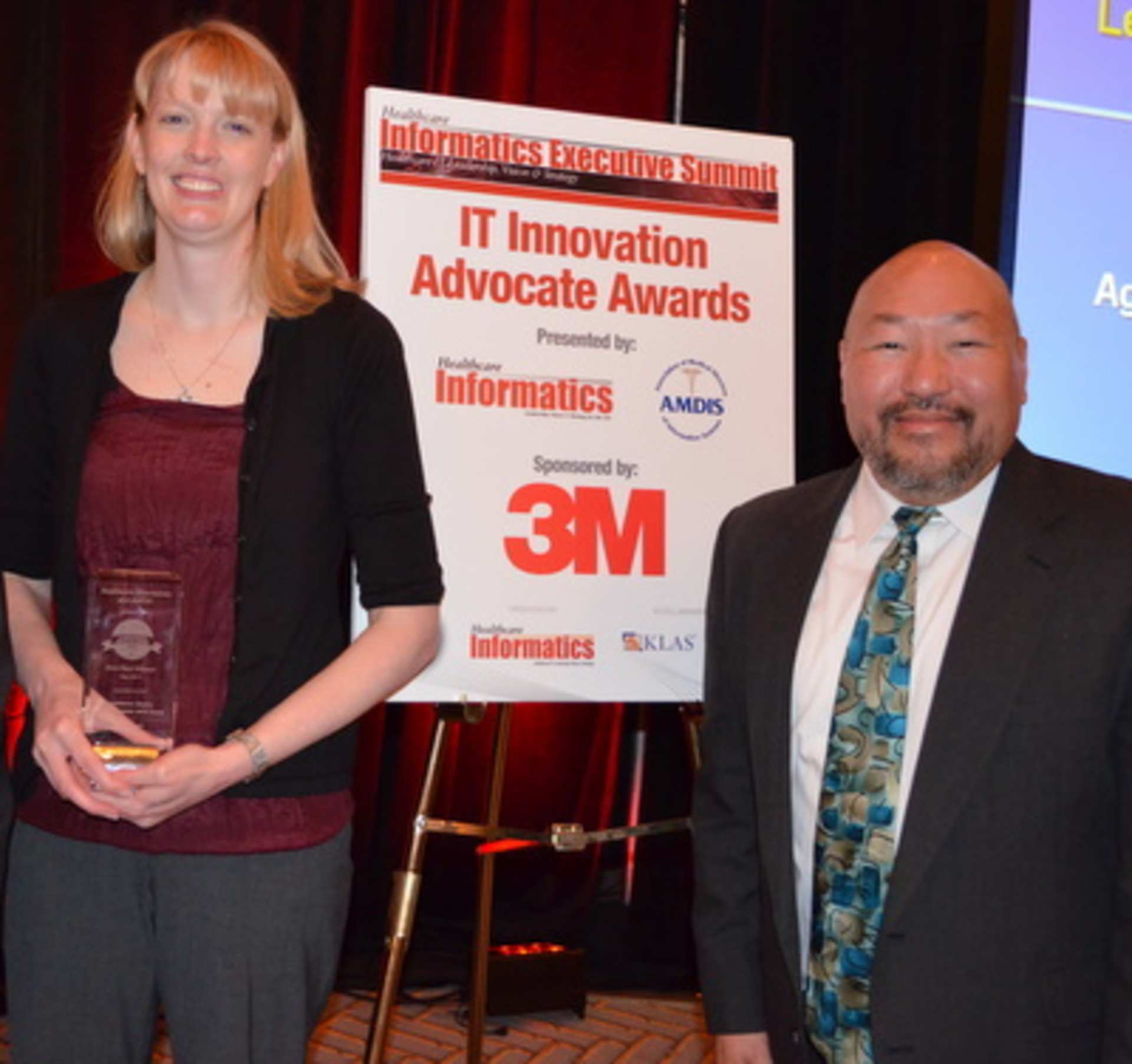 Healthcare Informatics Amdis Innovation Advocate Award Web