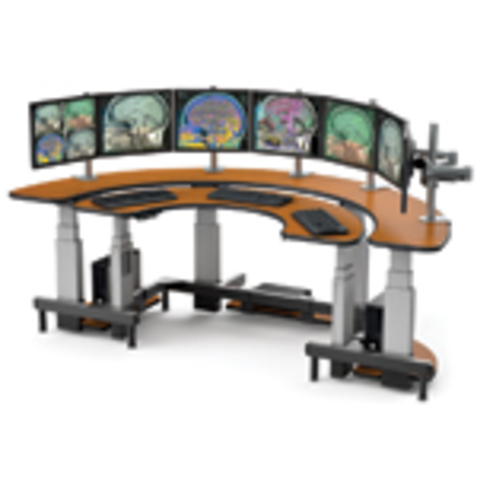 Hmt 201111 Imaging Products Afc Half Moon Desk