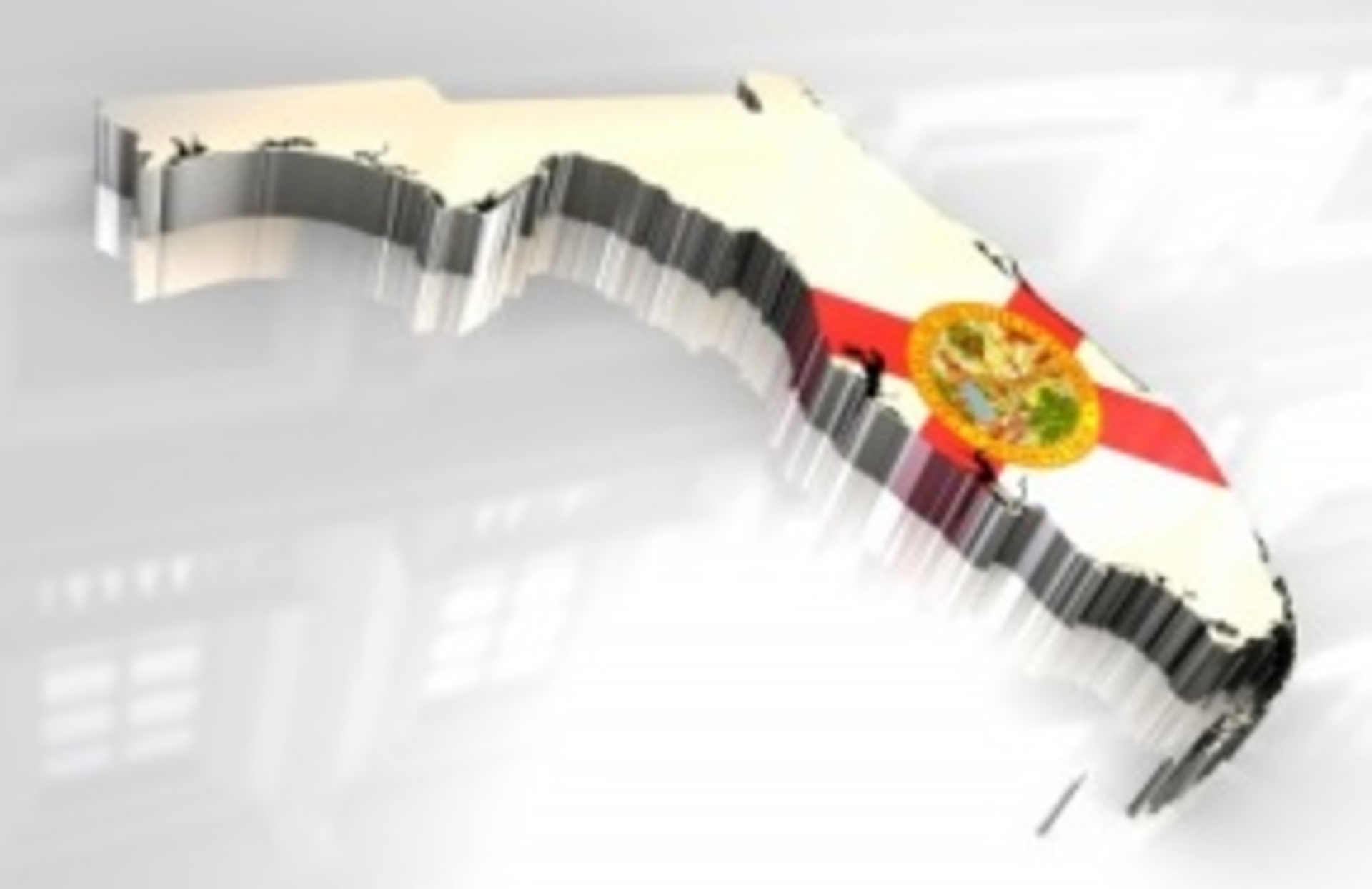 Floridamapwithflag 8630924 Smaller