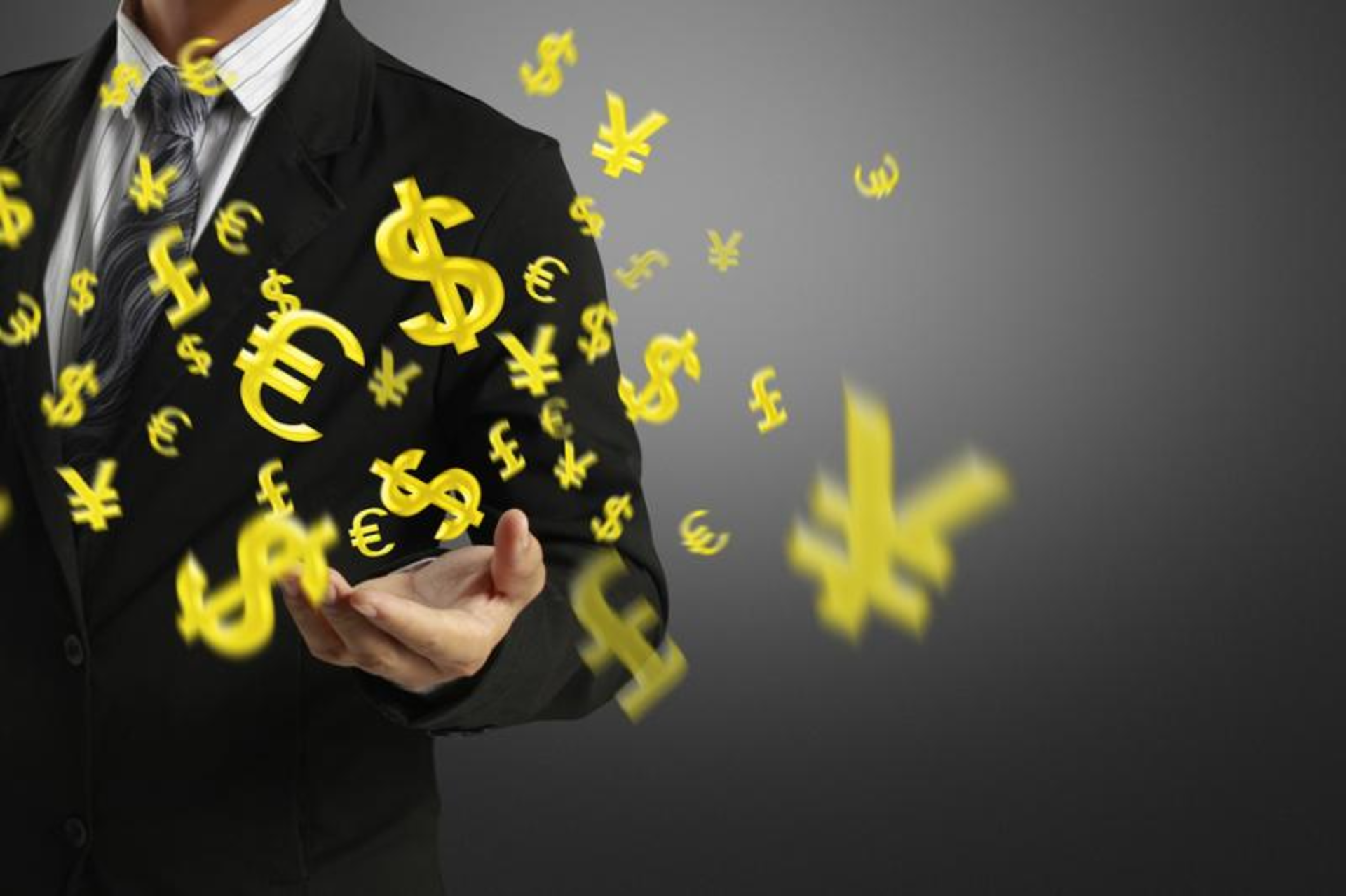 Bigstock Businessman With A Money Icon 43861390