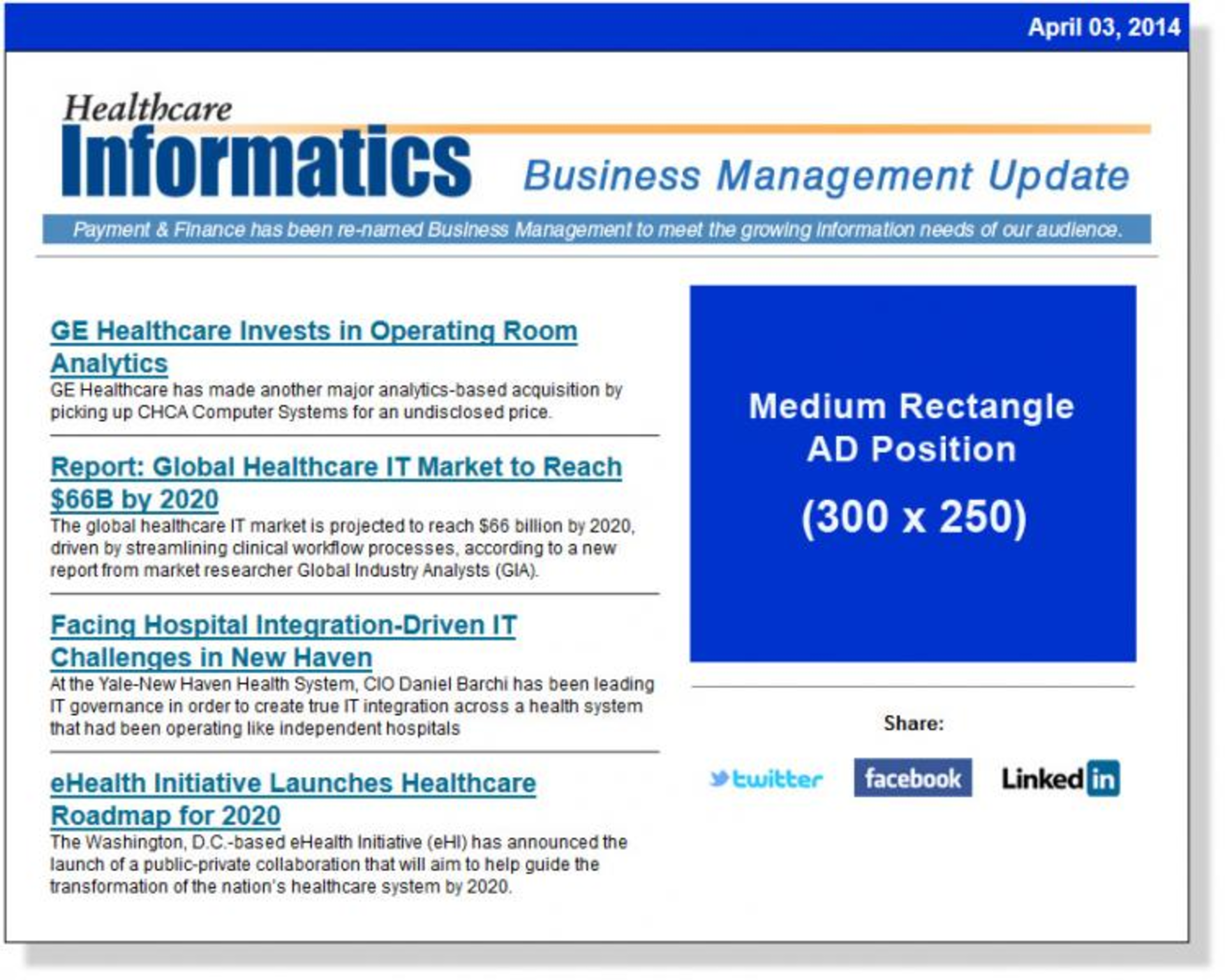 Hci Vertical Enews W Ad Position