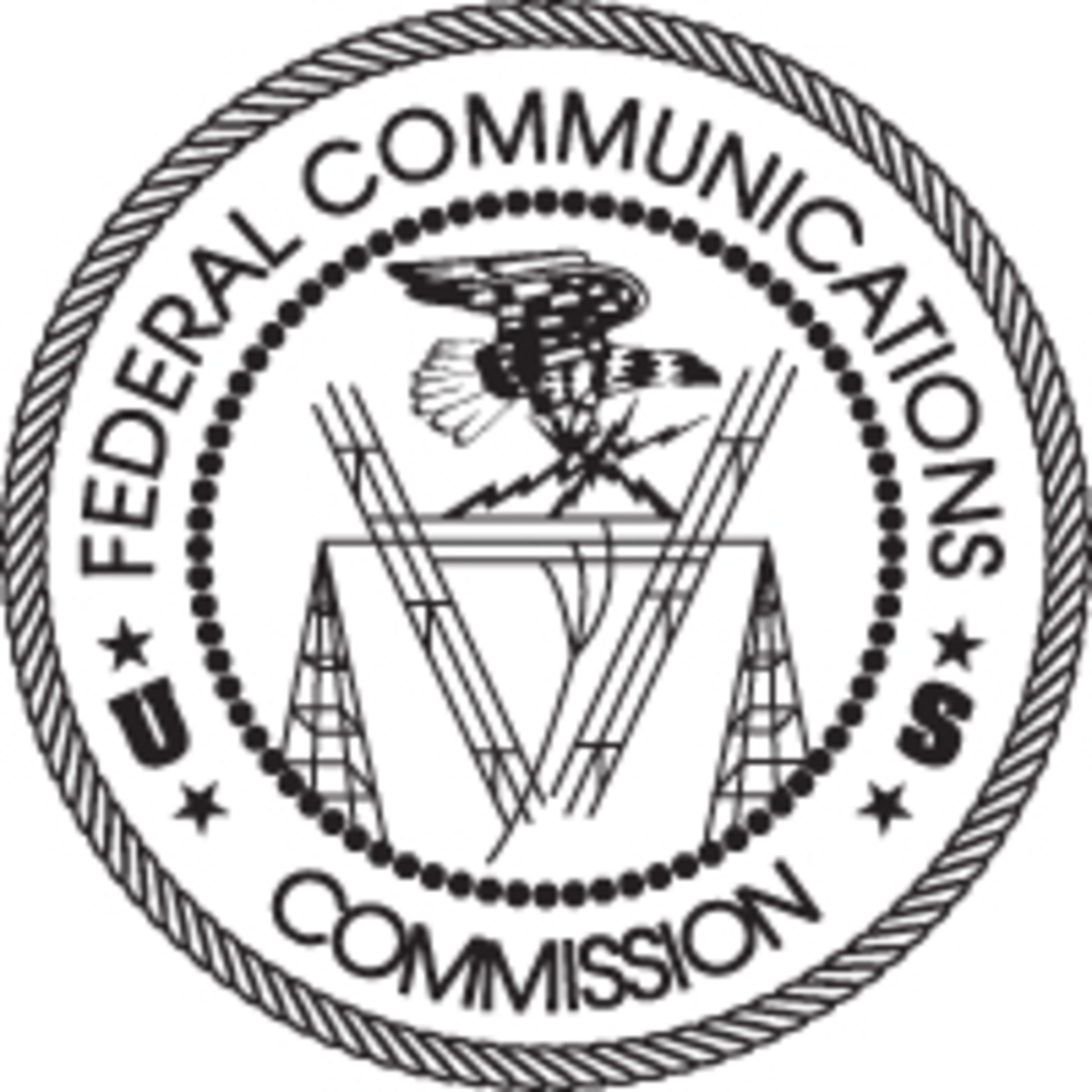 Fcc Seal Black On White
