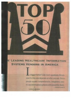 First Healthcare Informaticis Top 50 First Healthcare Informaticis Top 50