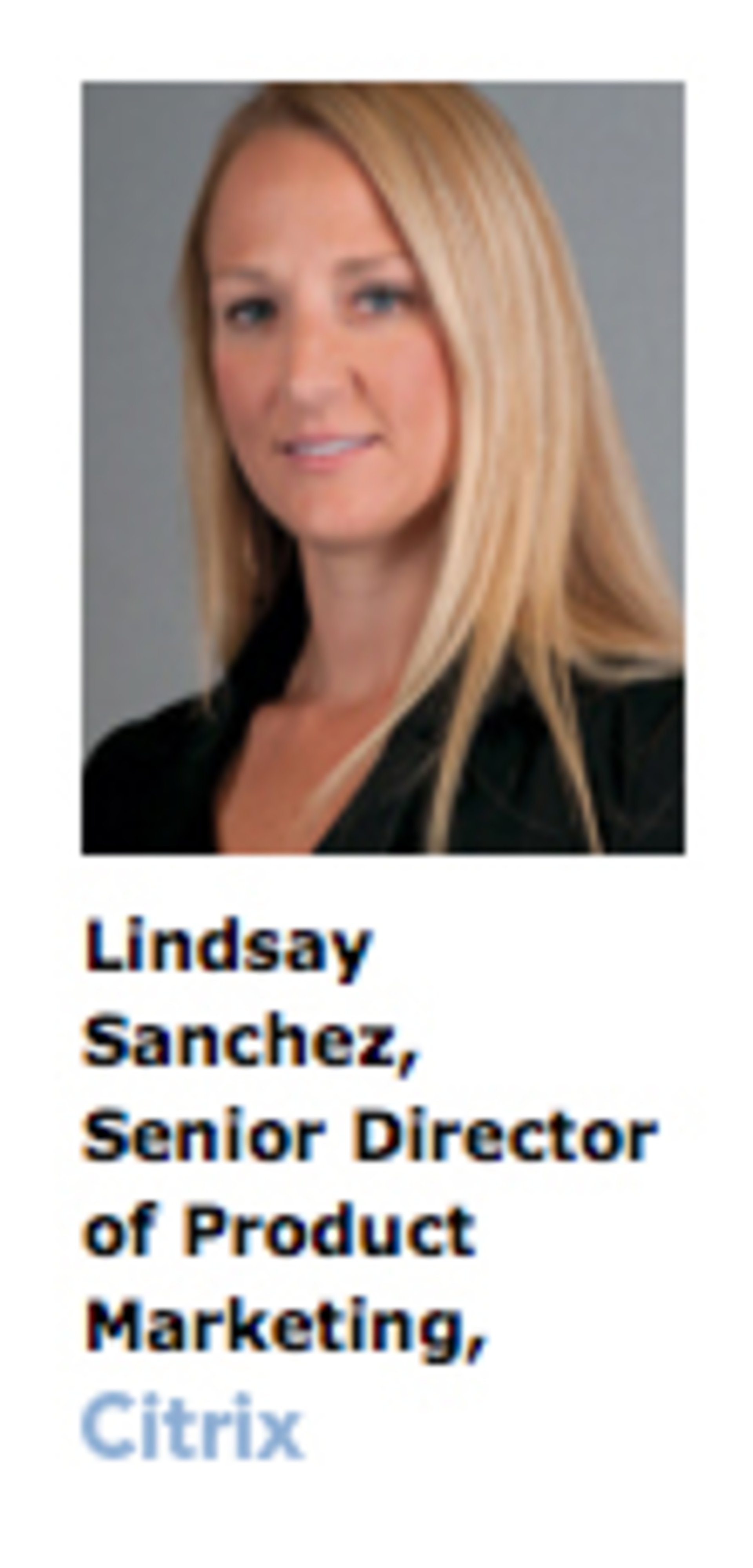 Lindsay Sanchez Head Shot