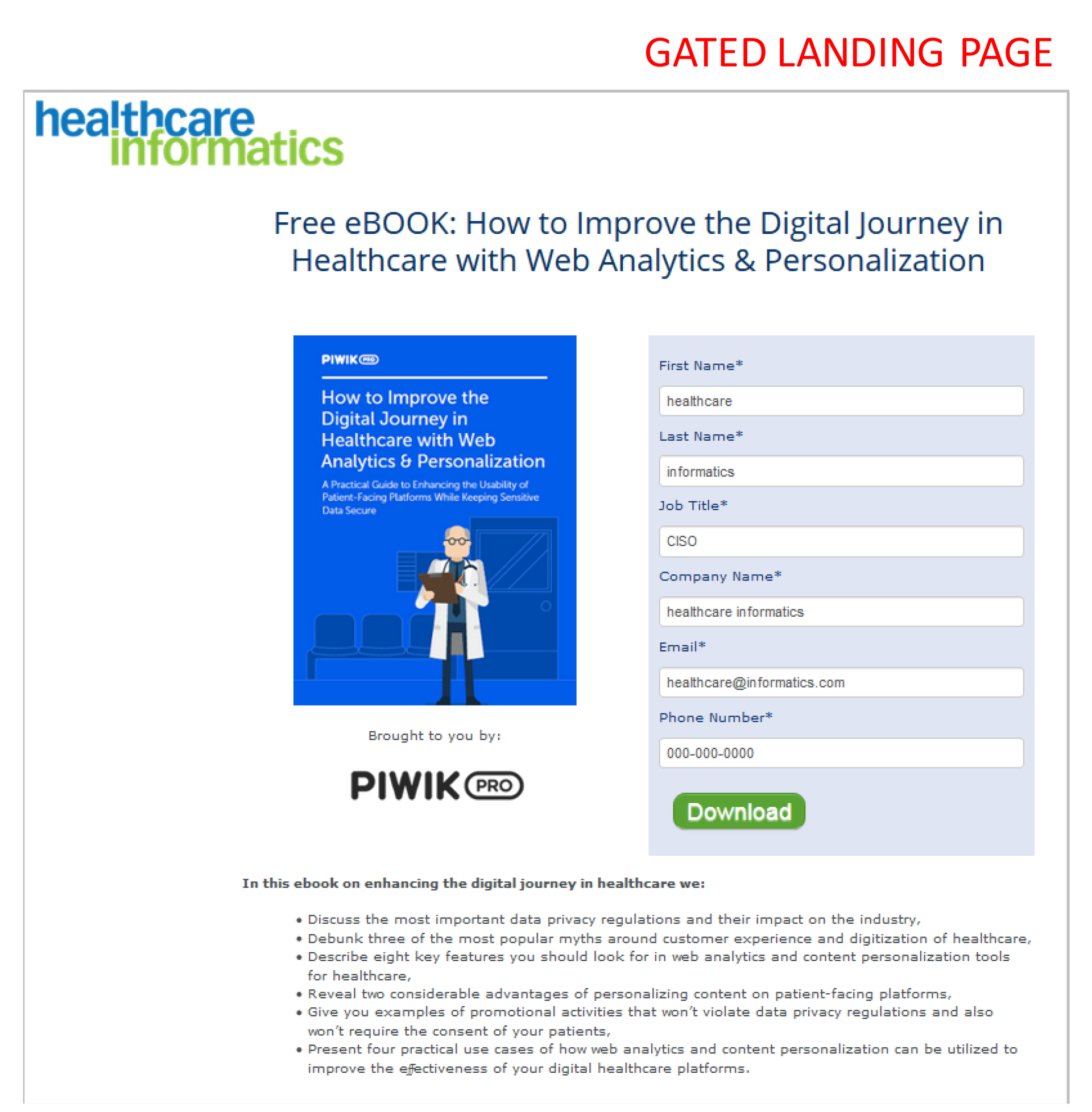 Hci Ebook Landing Page
