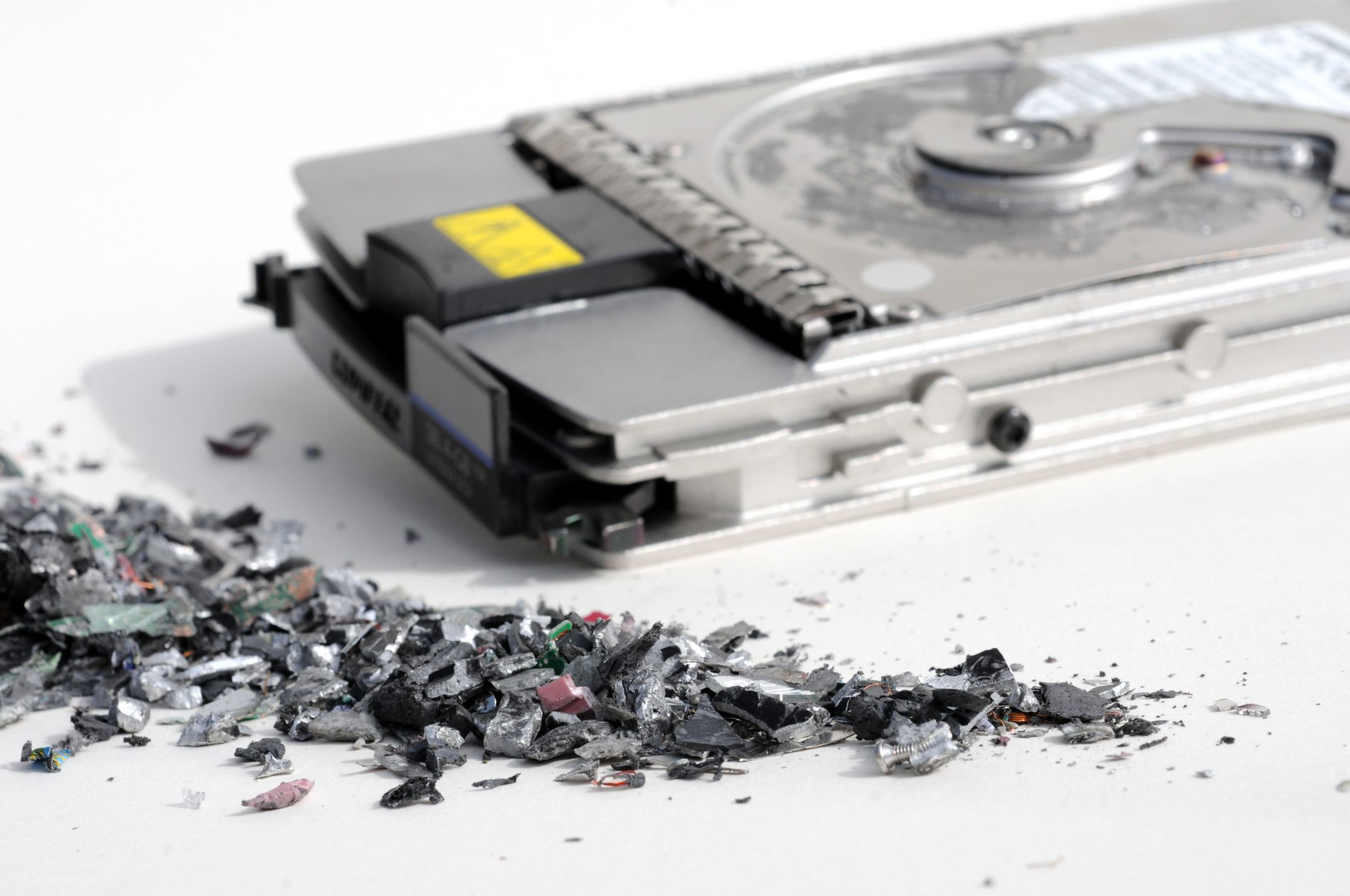 Hard Drive Shredded