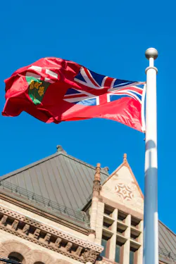 Ontario Flag Ontario Flag