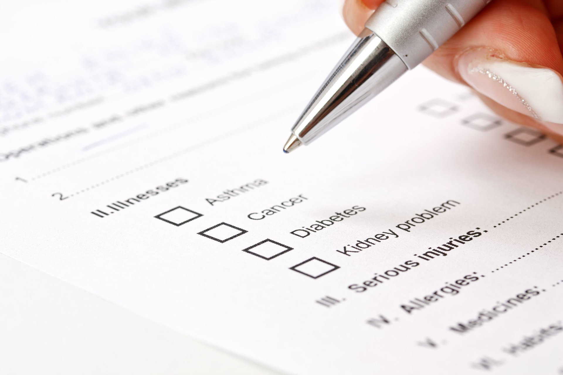 Patient Questionaire