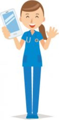 Nurse W Mobile Device 115x235 Nurse W Mobile Device 115x235
