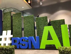 AI was such a big focus this year at RSNA19, that the RSNA people created a display incorporating the hashtag #RSNAI, at the entrance to the AI Showcase in the Exhibit Hall. AI was such a big focus this year at RSNA19, that the RSNA people created a display incorporating the hashtag #RSNAI, at the entrance to the AI Showcase in the Exhibit Hall.