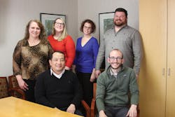 L to R, top row: Hillary Hume, R.N.; Molly Hoff; Christy Barich, R.N.; Justin Dempsey. L to R, bottom row: Yang Chan; Alex Knutson, R.N. (not pictured): Heather Rhodes; Dawn Strief, R.N.; Danielle Robertshaw, M.D.; Daniel Hoody, M.D. L to R, top row: Hillary Hume, R.N.; Molly Hoff; Christy Barich, R.N.; Justin Dempsey. L to R, bottom row: Yang Chan; Alex Knutson, R.N. (not pictured): Heather Rhodes; Dawn Strief, R.N.; Danielle Robertshaw, M.D.; Daniel Hoody, M.D.