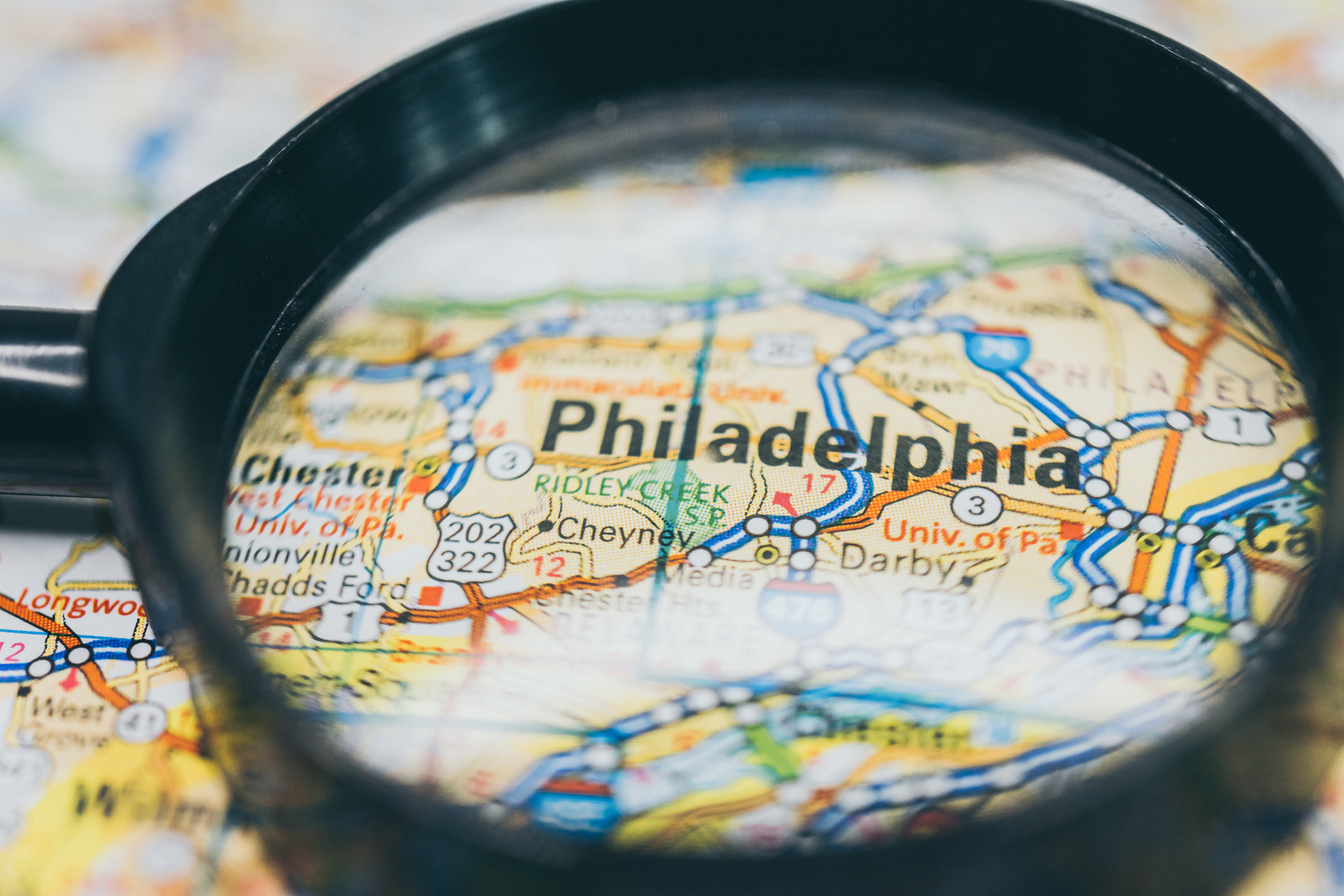 Bigstock Philadelphia On Map Atlases A 294790906 5f4fb43852273