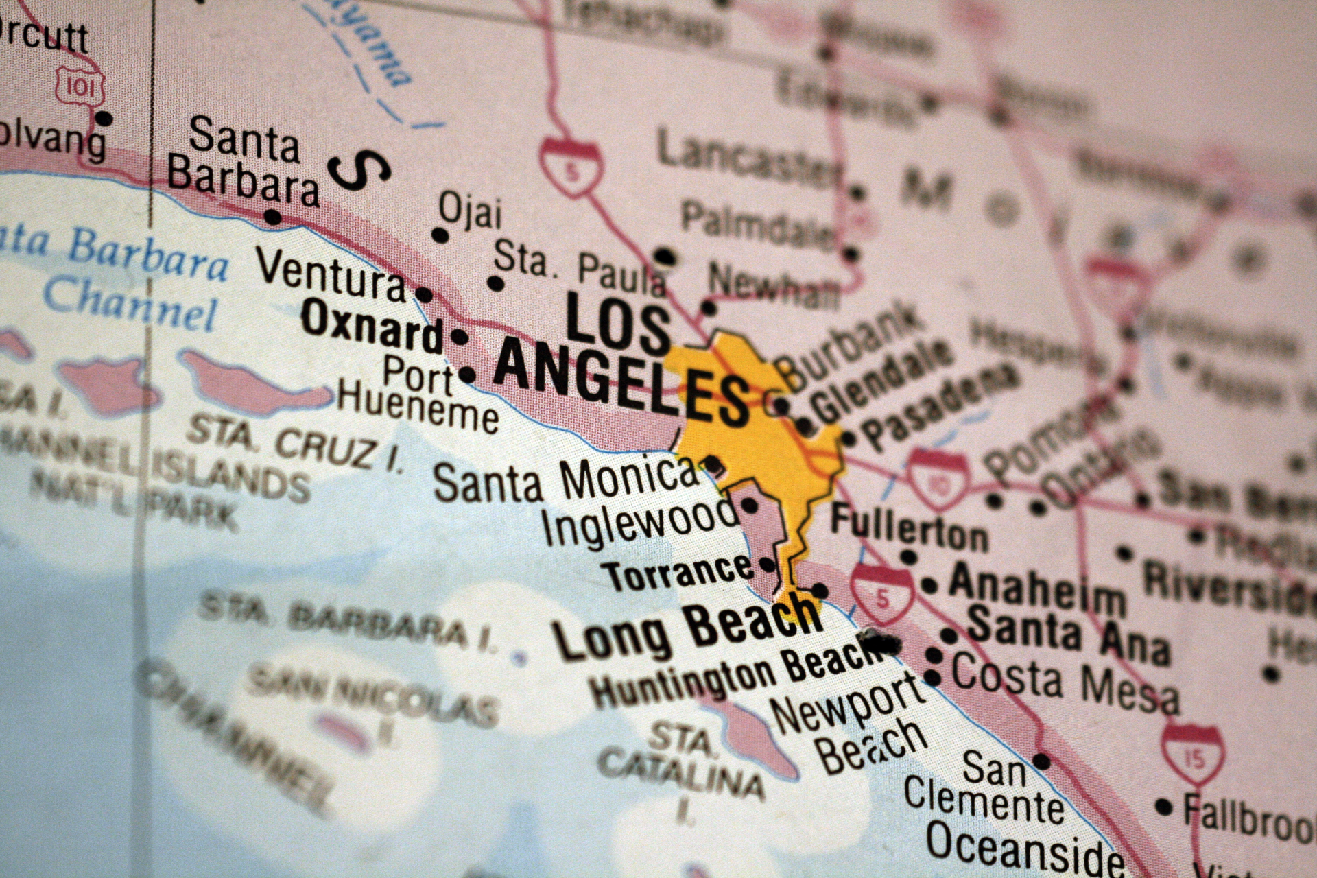 Bigstock Map Of Los Angeles 2994609 605cd2f5bc974