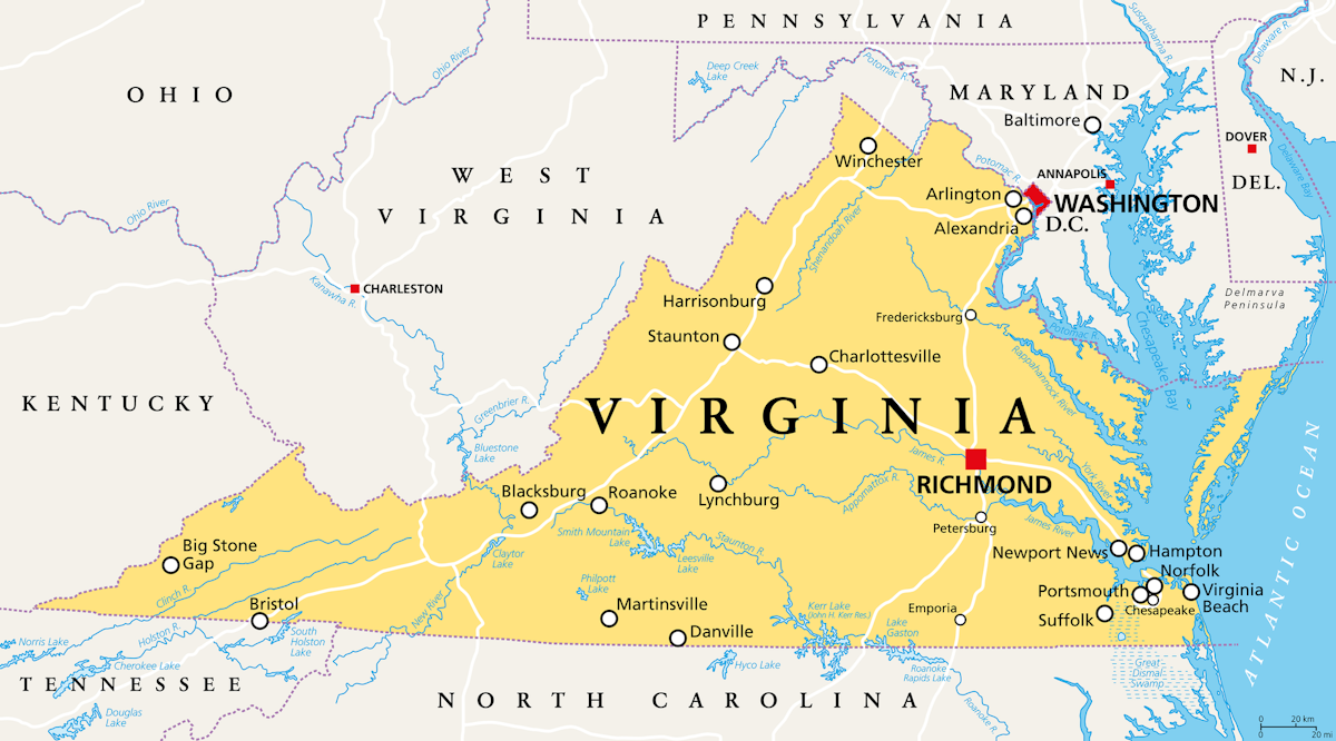 Bigstock Virginia Va Political Map C 389502658.60a512df245ac ?auto=format&fit=max&w=1200