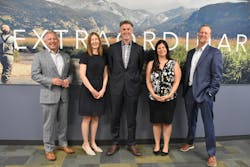From L to R: Richard Zane, M.D.; Katherine Howell, R.N.; Steve Hess, Ph.D.; Amy Hassell; Christopher Davis, M.D. From L to R: Richard Zane, M.D.; Katherine Howell, R.N.; Steve Hess, Ph.D.; Amy Hassell; Christopher Davis, M.D.