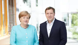 German Federal Health Minister Gottfried Ludewig with German Chancellor Angela Merkel German Federal Health Minister Gottfried Ludewig with German Chancellor Angela Merkel
