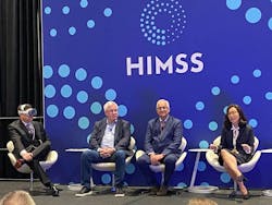 (l. to r.: ) Harvey Castro, M.D., Richard Cramer, Sunil Dadlani, Anna Schoenbaum, D.N.P., M.S., R.N. (l. to r.: ) Harvey Castro, M.D., Richard Cramer, Sunil Dadlani, Anna Schoenbaum, D.N.P., M.S., R.N.