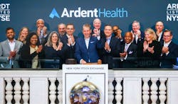 Marty Bonick, center, and other Ardent leaders recently rang the opening bell at the New York Stock Exchange as the company completed its initial public offering. Marty Bonick, center, and other Ardent leaders recently rang the opening bell at the New York Stock Exchange as the company completed its initial public offering.