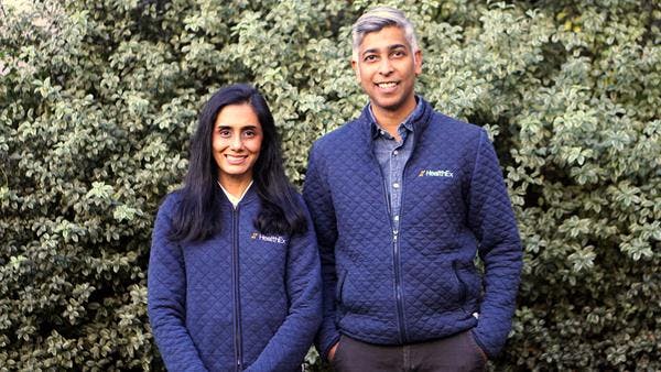 HealthEx's co-founders Priyanka Agarwal, M.D., M.B.A., and Anand Raghavan