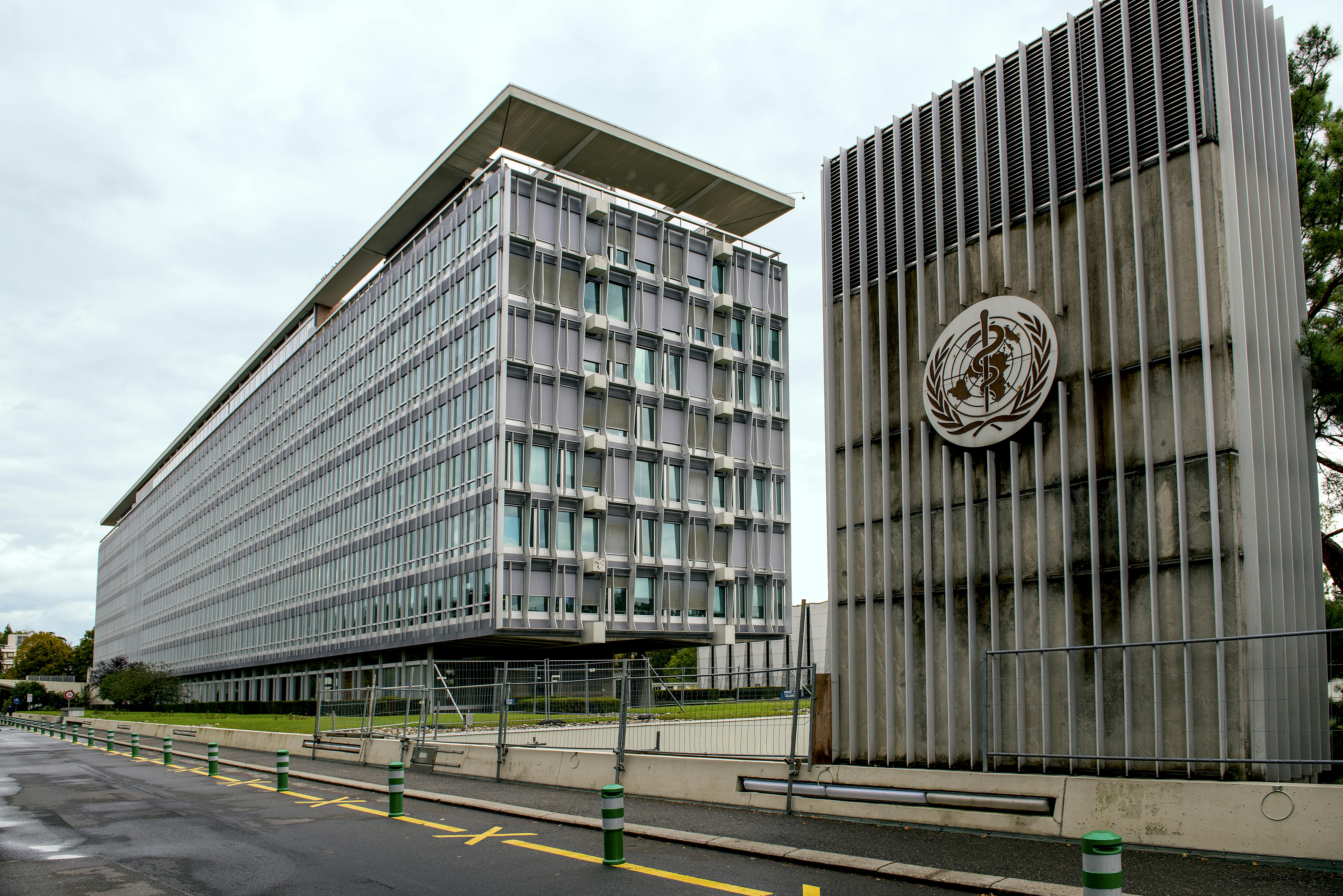 The headquarters of the World Health Organization (WHO) in Geneva, Switzerland