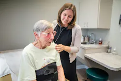 Katelin M. Haley, D.O., of Atlantic Adult & Pediatric Medicine in Lewes, Delaware, evaluates a patient. Dr. Haley partners with Aledade to practice value-based care. Source: Aledade Katelin M. Haley, D.O., of Atlantic Adult & Pediatric Medicine in Lewes, Delaware, evaluates a patient. Dr. Haley partners with Aledade to practice value-based care. Source: Aledade