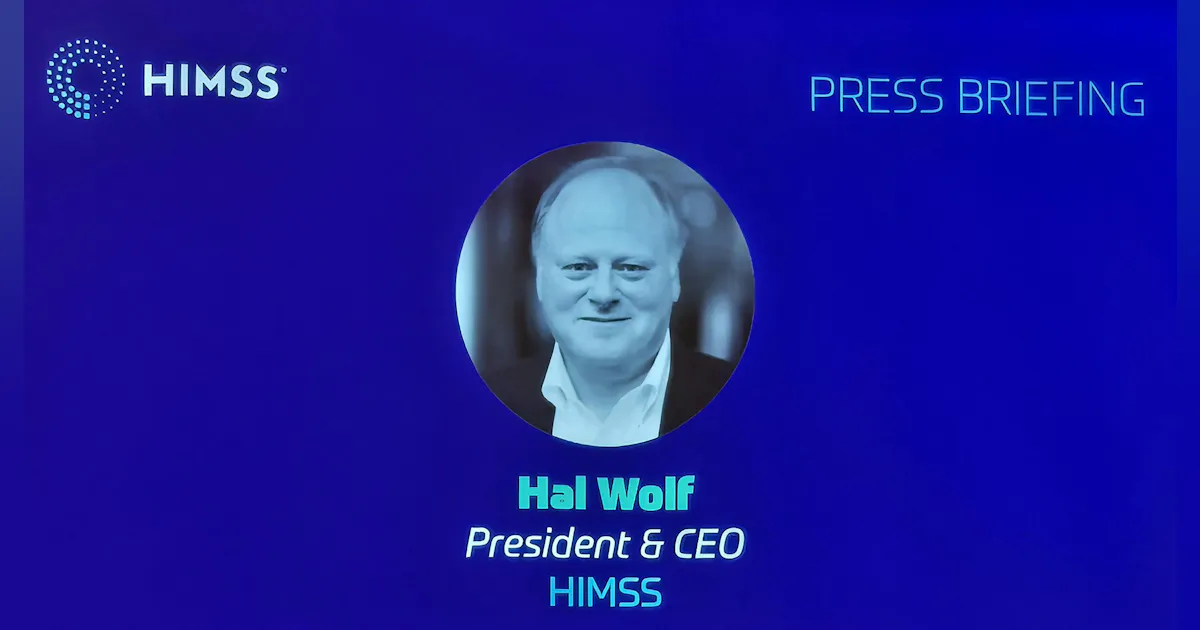 HIMSS President Hal Wolf Expresses Concern About Healthcare Funding HIMSS President Hal Wolf Expresses Concern About Healthcare Funding