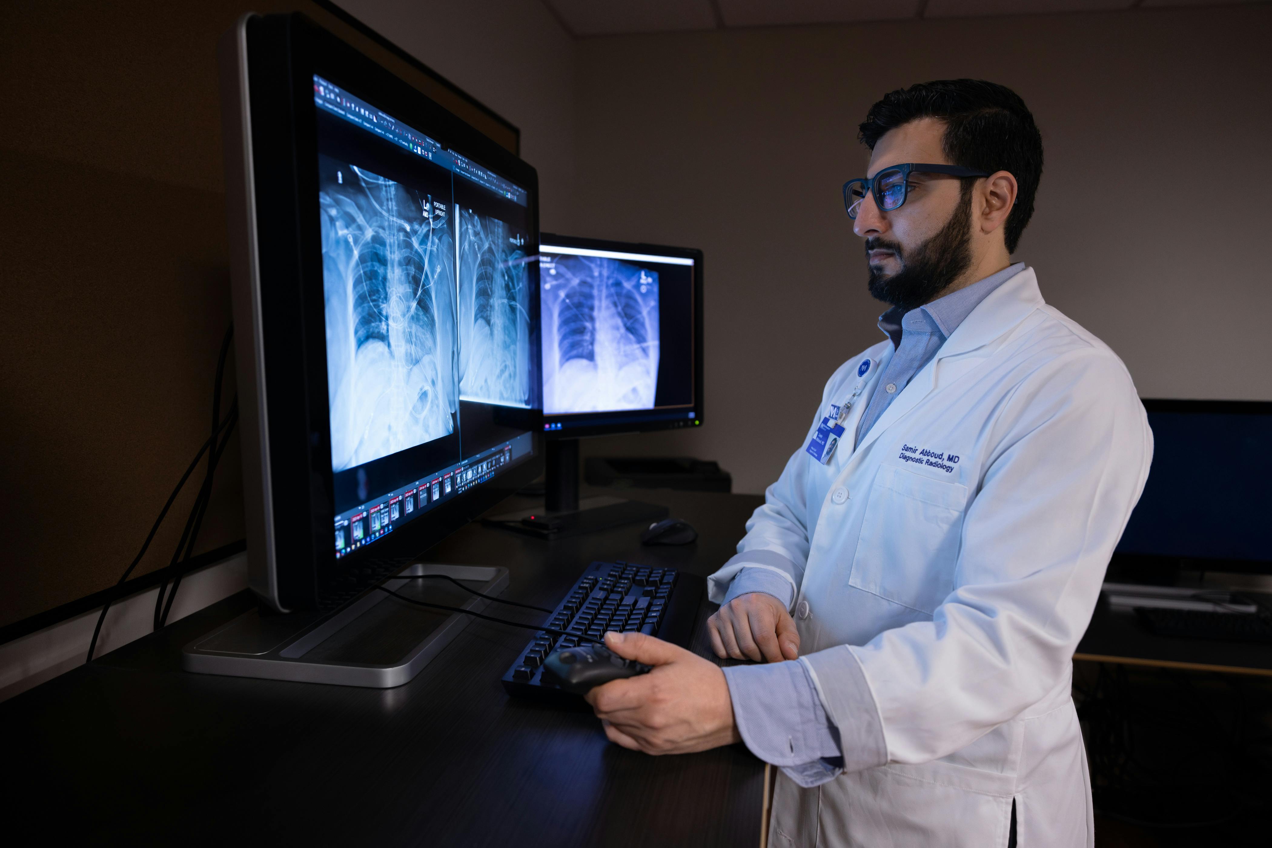 &ldquo;This technology helps us triage faster &mdash; so we catch the most urgent cases sooner and get patients to treatment quicker,' said Samir Abboud, M.D., chief of emergency radiology at Northwestern Medicine and clinical assistant professor of radiology at Feinberg School of Medicine.