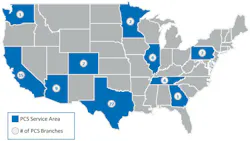 Operations in Texas and California account for more than half of the branches Addus plans to acquire.