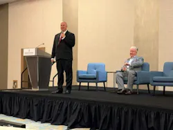 Dr. Attila J. Hertelendy, Assistant Professor, Information Systems and Business Analytics - Florida International University (left) and Richard Staynings, Professor - University of Denver, Healthcare Cybersecurity Luminary, discussed what to do when the lights go out.